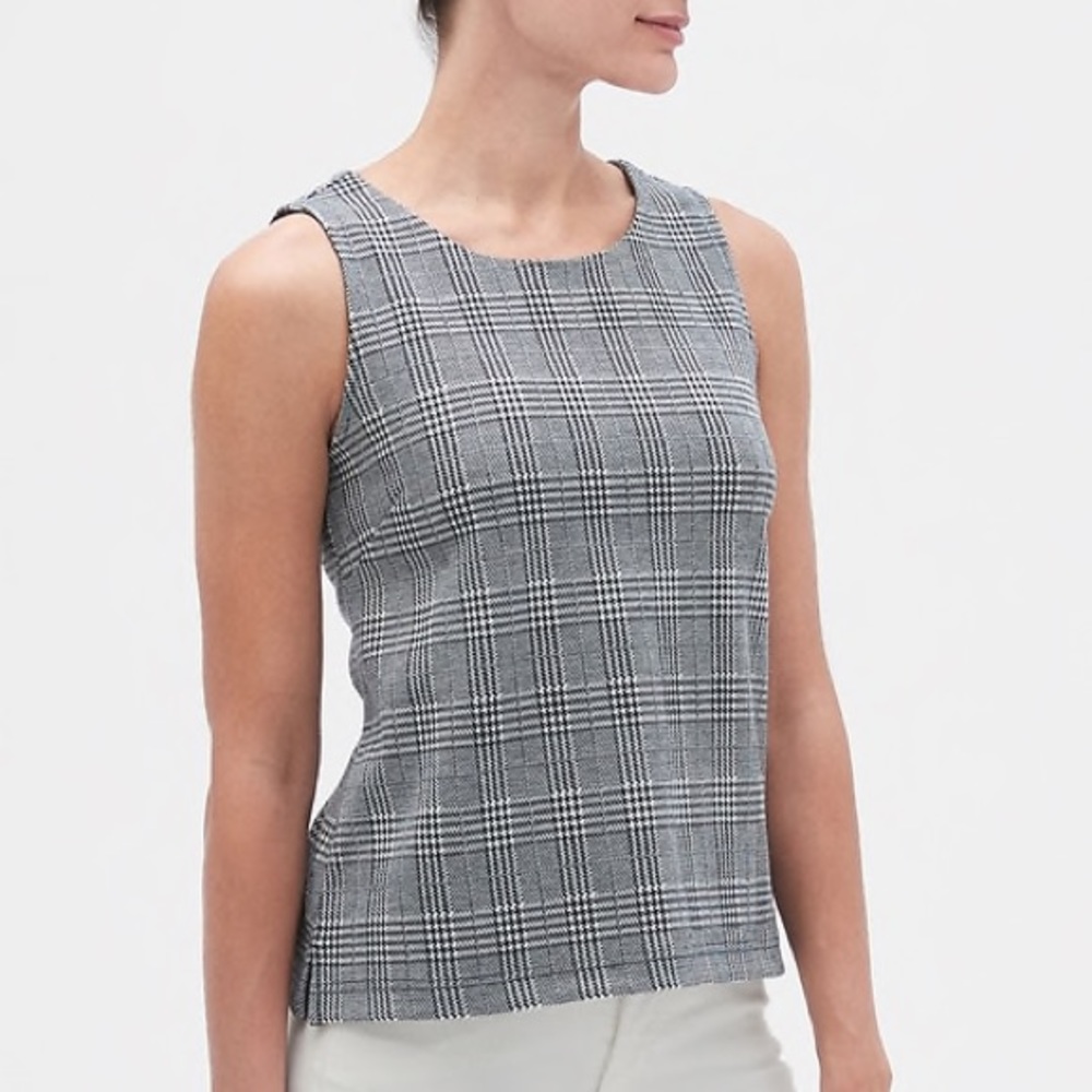 Banana Republic Glen Plaid Tank